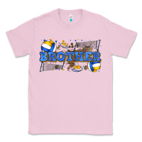 Bubblegum Pink brother volleyball Classic Tee - Zillion Design Studio
