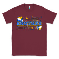 Burgundy brother volleyball Classic Tee - Zillion Design Studio