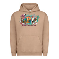 Pigment Burro lpn licensed practical nurse western Urban Hoodie - NancyCooperArtShop