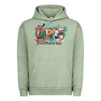 Pigment Oil Green lpn licensed practical nurse western Urban Hoodie - NancyCooperArtShop
