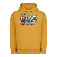 Pigment Peanut Butter lpn licensed practical nurse western Urban Hoodie - NancyCooperArtShop