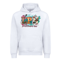 White lpn licensed practical nurse western Urban Hoodie - NancyCooperArtShop
