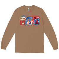 Toasted Coconut usa mason jars Long Sleeve Tee - Zillion Design Studio
