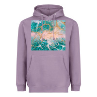 Lavender turquoise glitter Heavyweight Hoodie - JahusDesignShop