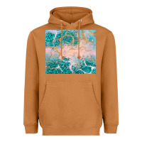 Meerkat turquoise glitter Heavyweight Hoodie - JahusDesignShop