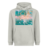 Moon Dust turquoise glitter Heavyweight Hoodie - JahusDesignShop