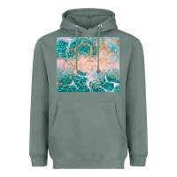 Sage turquoise glitter Heavyweight Hoodie - JahusDesignShop