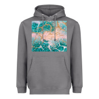 Storm turquoise glitter Heavyweight Hoodie - JahusDesignShop