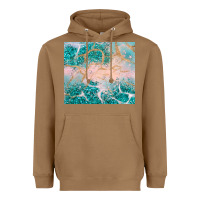 Toasted Coconut turquoise glitter Heavyweight Hoodie - JahusDesignShop