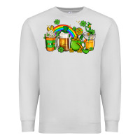 Dove Grey st patricks coffee Premium Sweatshirt - AdoDesignShop