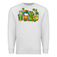 Oatmeal Heather st patricks coffee Premium Sweatshirt - AdoDesignShop