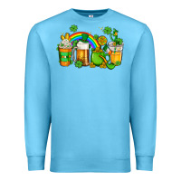 Ocean Blue st patricks coffee Premium Sweatshirt - AdoDesignShop