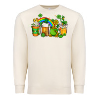 Sandshell st patricks coffee Premium Sweatshirt - AdoDesignShop
