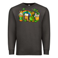 Smoke st patricks coffee Premium Sweatshirt - AdoDesignShop