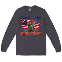 Smoke home of the free because of the brave Long Sleeve Tee - Zillion Design Studio
