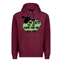 Burgundy he left the 99 to come for me Premium Hoodie - MaliasSmallBusiness