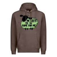 Coffee he left the 99 to come for me Premium Hoodie - MaliasSmallBusiness