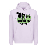 Lilac he left the 99 to come for me Premium Hoodie - MaliasSmallBusiness
