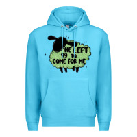 Ocean Blue he left the 99 to come for me Premium Hoodie - MaliasSmallBusiness