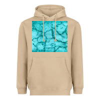 Mushroom turquoise glitter Heavyweight Hoodie - JahusDesignShop