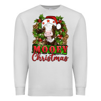 Dove Grey Mooey christmas Premium Sweatshirt - Artiststas