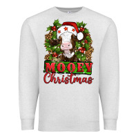 Oatmeal Heather Mooey christmas Premium Sweatshirt - Artiststas