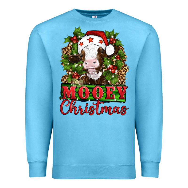 Mooey Christmas Premium Sweatshirt by Artiststas | Teevron