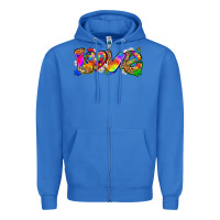 True Royal love autism Zipper Hoodie - Zillion Design Studio