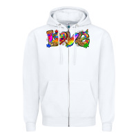 White love autism Zipper Hoodie - Zillion Design Studio