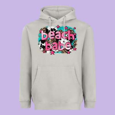 Beach Babe Heavyweight Hoodie Designed By Adodesignshop