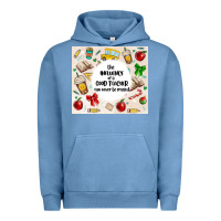 Pigment Pebble Blue the influence of a good teacher can never be erase Urban Hoodie - MaliasSmallBusiness