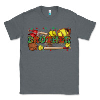 Charcoal Heather brother softball Classic Tee - Zillion Design Studio