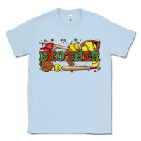 Dusty Blue brother softball Classic Tee - Zillion Design Studio