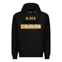 Black black blessed & beautiful Premium Hoodie - MaliasSmallBusiness