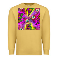 Antique Gold halloween thunders seamless pattern Premium Sweatshirt - BundleAndBundleShop