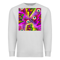 Dove Grey halloween thunders seamless pattern Premium Sweatshirt - BundleAndBundleShop