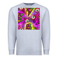 Heather Grey halloween thunders seamless pattern Premium Sweatshirt - BundleAndBundleShop