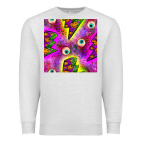 Oatmeal Heather halloween thunders seamless pattern Premium Sweatshirt - BundleAndBundleShop