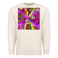 Sandshell halloween thunders seamless pattern Premium Sweatshirt - BundleAndBundleShop
