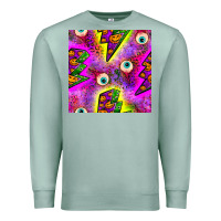 Seafoam halloween thunders seamless pattern Premium Sweatshirt - BundleAndBundleShop