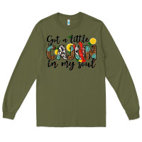 Army Green got a little cajun in my soul Long Sleeve Tee - texasbilliewilder