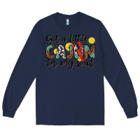 Navy got a little cajun in my soul Long Sleeve Tee - texasbilliewilder