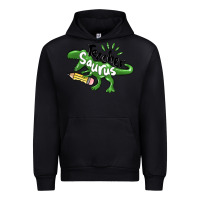 Black teacher saurus Urban Hoodie - MaliasSmallBusiness