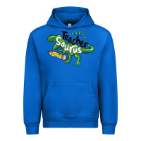 Cobalt teacher saurus Urban Hoodie - MaliasSmallBusiness