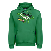 Emerald teacher saurus Urban Hoodie - MaliasSmallBusiness