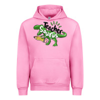 Fuchsia Pink teacher saurus Urban Hoodie - MaliasSmallBusiness