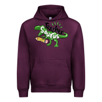 Mauve Wine teacher saurus Urban Hoodie - MaliasSmallBusiness