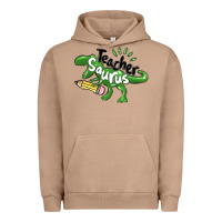 Pigment Burro teacher saurus Urban Hoodie - MaliasSmallBusiness