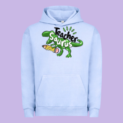 Teacher Saurus Urban Hoodie Designed By Maliassmallbusiness