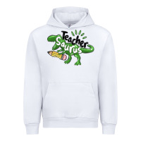 White teacher saurus Urban Hoodie - MaliasSmallBusiness
